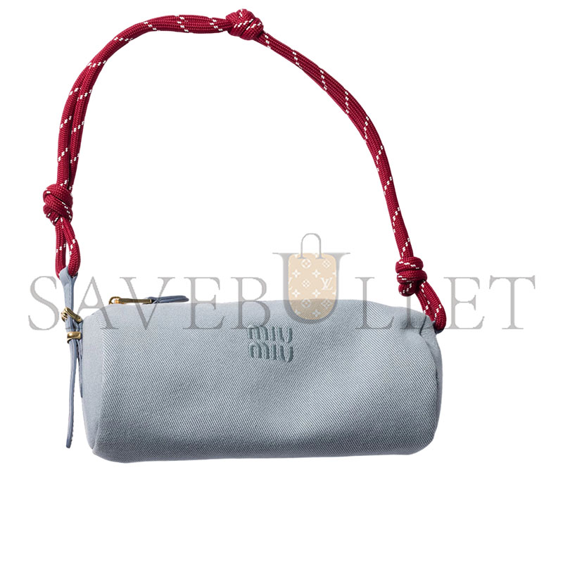 MIU MIU GABARDINE POUCH 5NE853 (22*9*9cm)